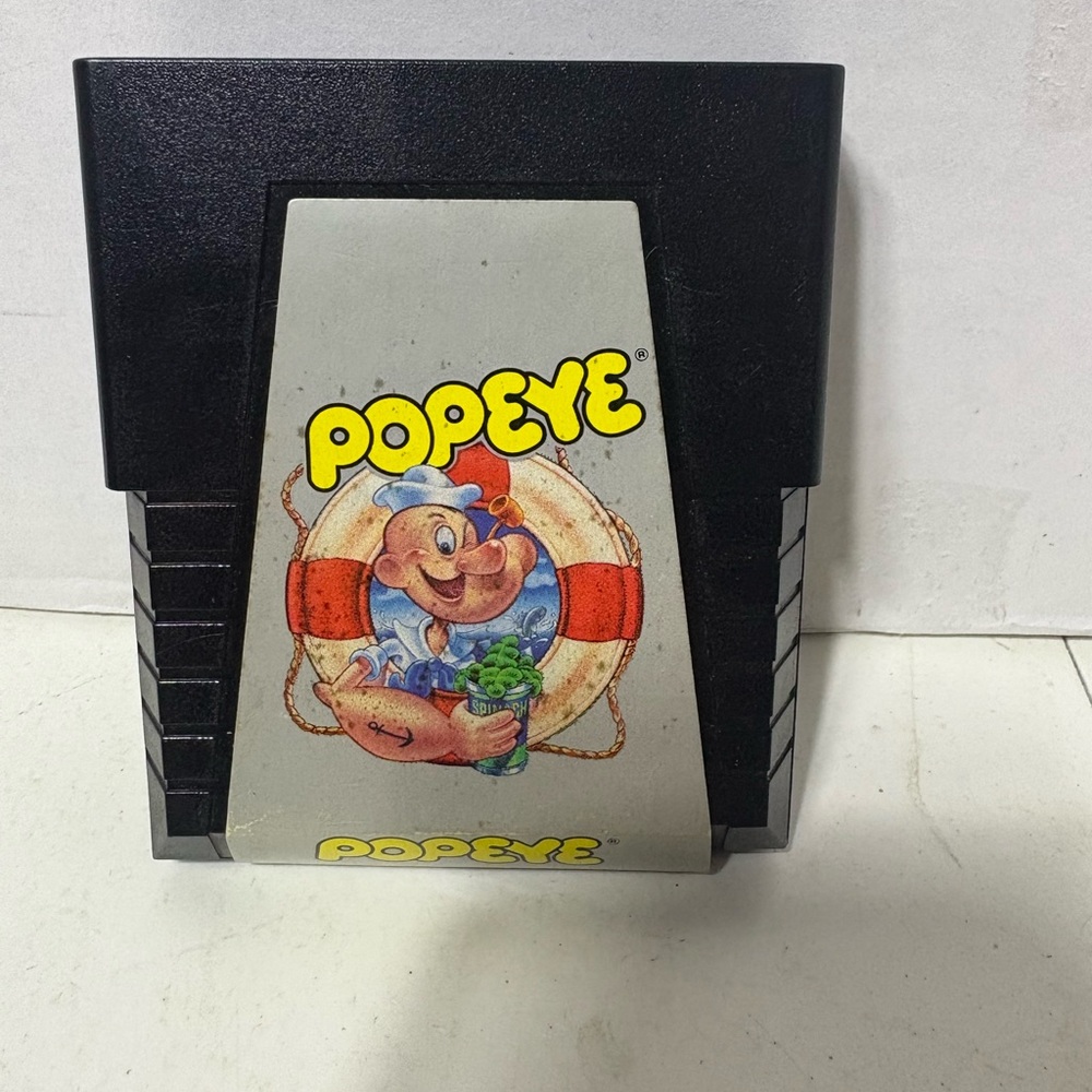 Popeye Video Game Cartridge Atari 2600
Parker Brothers 1983. UNTESTED